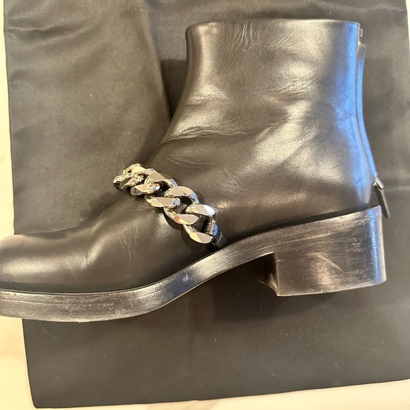 Givenchy Laura Chain Strap Ankle Boots - Picture 5 of 8